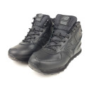 New Balance 574 Black Leather Winter С МЕХОМ