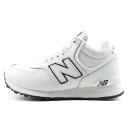 New Balance 574 White Winter С МЕХОМ