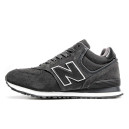 New Balance 574 High Grey Black White Winter С МЕХОМ