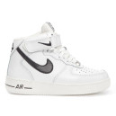 Nike Air Force 1 High White Black Winter С МЕХОМ