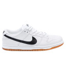 Nike SB Dunk Low White Black Winter С МЕХОМ