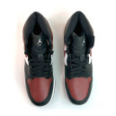 Jordan 1 Retro High Burgundy Black Winter С МЕХОМ