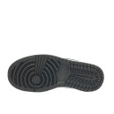 Jordan 1 Retro High Black White Winter С МЕХОМ