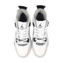 Jordan 4 Retro White Black Termo З ФЛІСОМ
