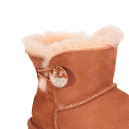 UGG Classic Mini Bailey Button Bling Beige