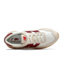 New Balance 237 White Burgundy MS237SB