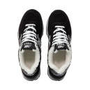 New Balance 574 Black White Winte С МЕХОМ