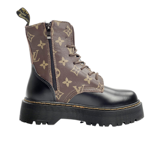 Dr. Martens Jadon Smooth Leather Platform Boots З ХУТРОМ