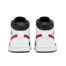 Jordan 1 Mid Black Chile Red White 554724-075