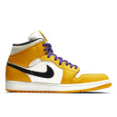 Jordan 1 Mid SE Lakers 852542-700