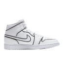 Jordan 1 Mid Iridescent Reflective White CK6587-100