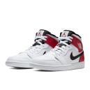 Jordan 1 Mid White Black Gym Red 554724-116