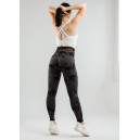 Легінси Коричнево-Чорні з Push-Up Ефектом