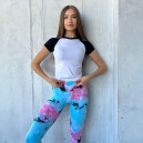 Легінси Різнокольорові з Push-Up Ефектом