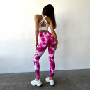 Легінси Рожево-Білі з Push-Up Ефектом