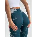 Легінси Зелено-Білі з Push-Up Ефектом