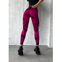 Легінси Рожево-Чорні з Push-Up Ефектом