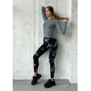 Легінси Чорно-Білі з Push-Up Ефектом