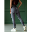 Легінси Темно Сірі з Push-Up Ефектом