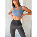 Легінси Сірі Yimria Unique з Push-Up Ефектом та Корсетом