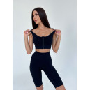 Топ Спортивний на Застібці Чорний