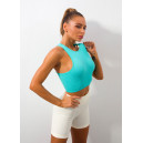 Кроп Топ Спортивний Бірюзовий