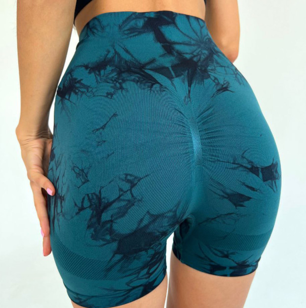 Спортивні Шорти Темно Зелені з Push-Up Ефектом