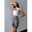 Спортивні Шорти сірі з Push-Up Ефектом