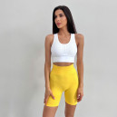 Спортивні Шорти Жовті з Push-Up Ефектом