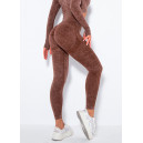 Легінси Коричневі з Push-Up Ефектом