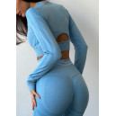 Рашгард Голубой