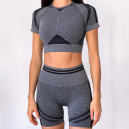 Спортивні Шорти Темно Сірі з Push-Up Ефектом