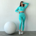 Легінси Бірюзові з Push-Up Ефектом
