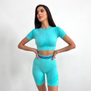 Спортивні Шорти Бірюзові з Push-Up Ефектом