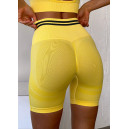 Спортивні Шорти Жовті з Push-Up Ефектом