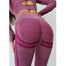 Легінси Бордові з Push-Up Ефектом