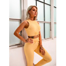 Топ Спортивний Жовтий в Рубчик