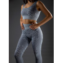 Комплект Легінси + Спортивний Топ Сірий