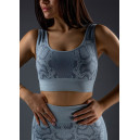 Комплект Легінси + Спортивний Топ Сірий