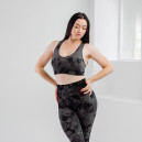 Топ Спортивний Сіро Чорний