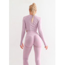 Комплект Легінси з Push-Up Ефектом + Рашгард Лавандовий