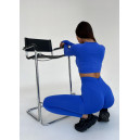 Комплект Легінси з Push-Up Ефектом + Рашгард Синій