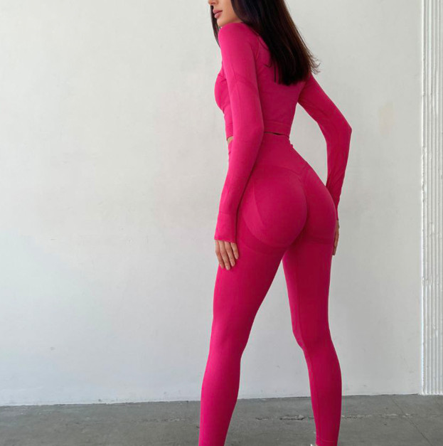 Легінси Рожеві з Push-Up Ефектом