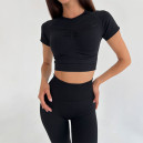 Кроп Топ Спортивний Чорний