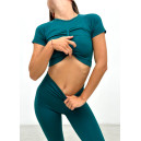 Кроп Топ Спортивний Зелений