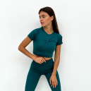 Кроп Топ Спортивний Зелений