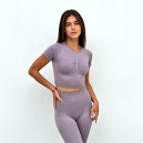 Кроп Топ Спортивний Фіолетовий
