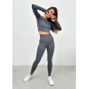 Легінси Темно Сірі з Push-Up ефектом