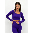 Рашгард Фіолетовий в Рубчик