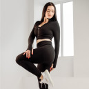 Рашгард на Блискавці Чорний з Візерунком